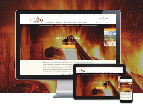 The Log Company E-commerce website